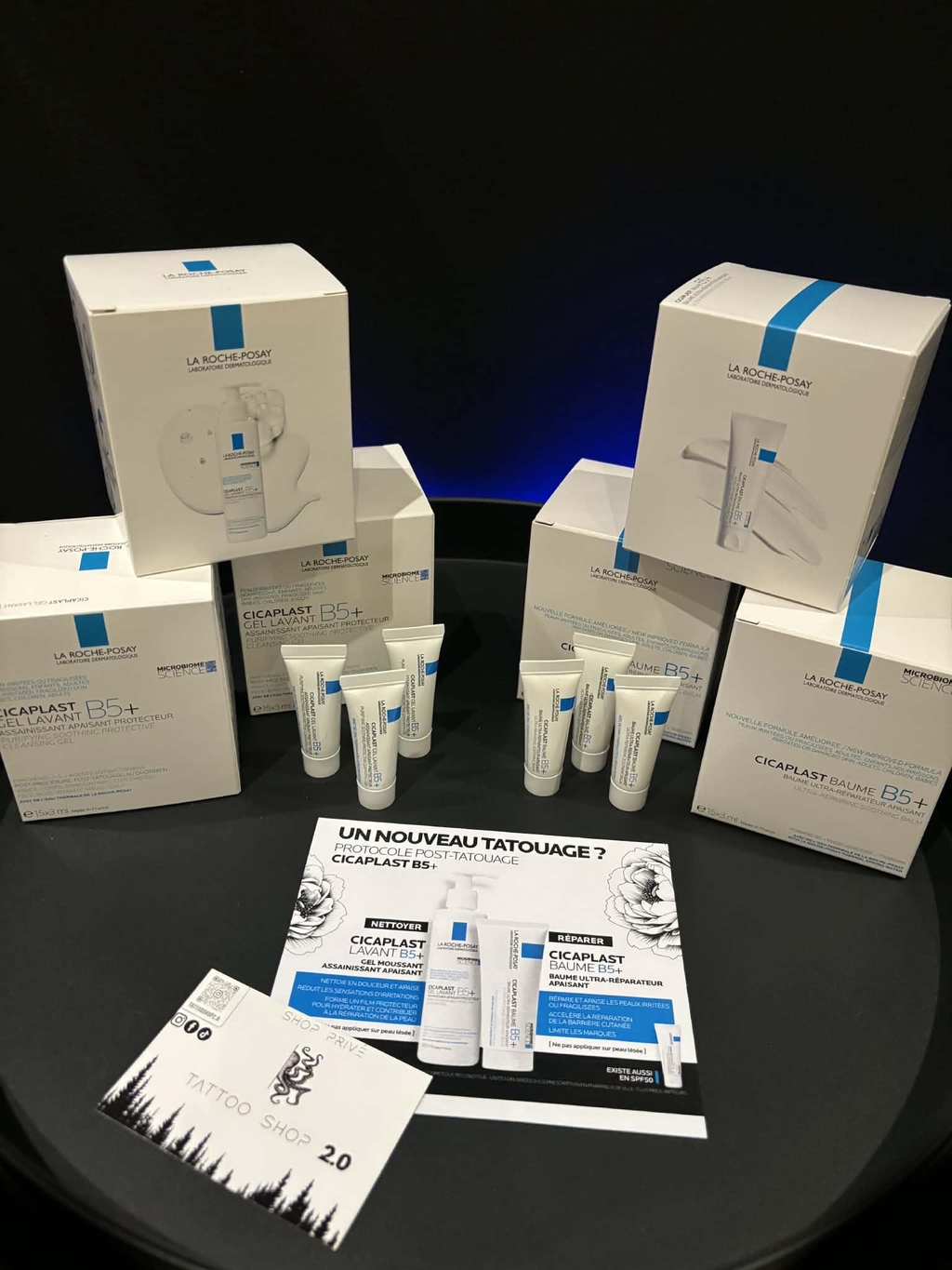 Produits de soins post tatouages cicaplast B5+ disponibles chez Tattoo Shop 2.0