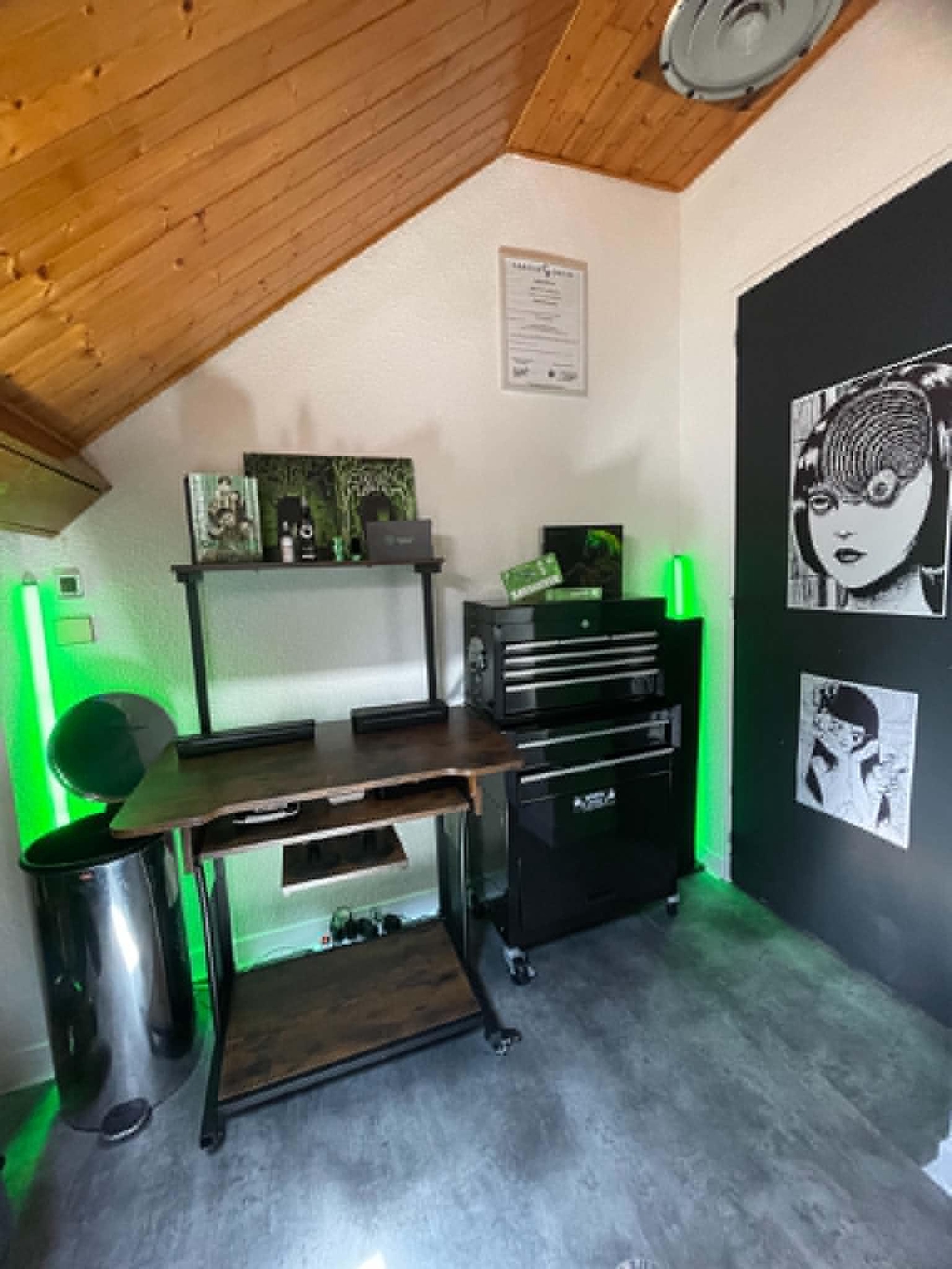 bureau studio de tatouage