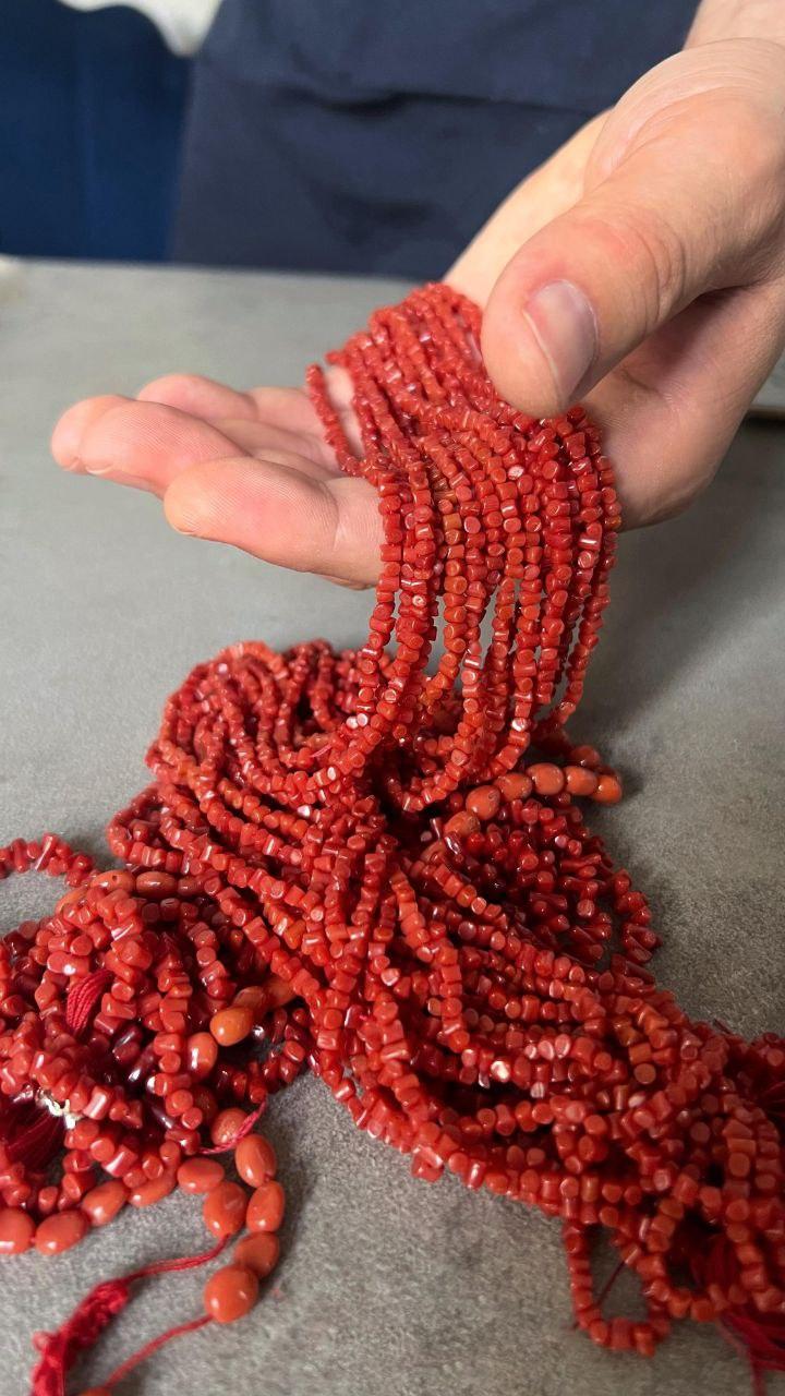 Lavorazione Corallo Rosso gioielli corals waves