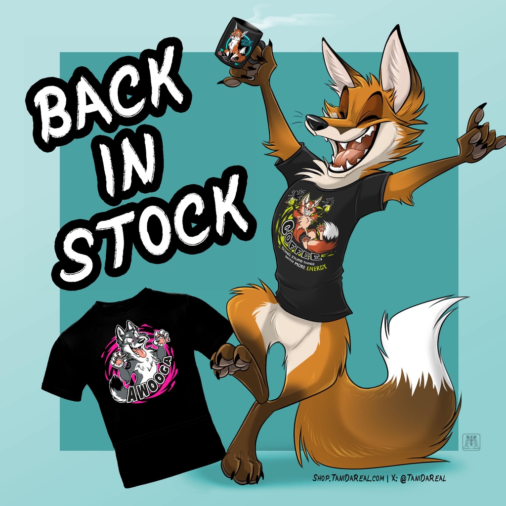 Shirts back in stock!