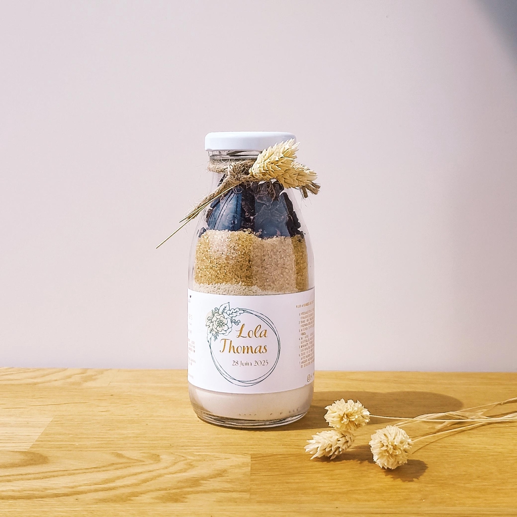 Découvrez les minis bouteilles de cookies à faire soi-même pour votre mariage, pacs ou anniversaire !