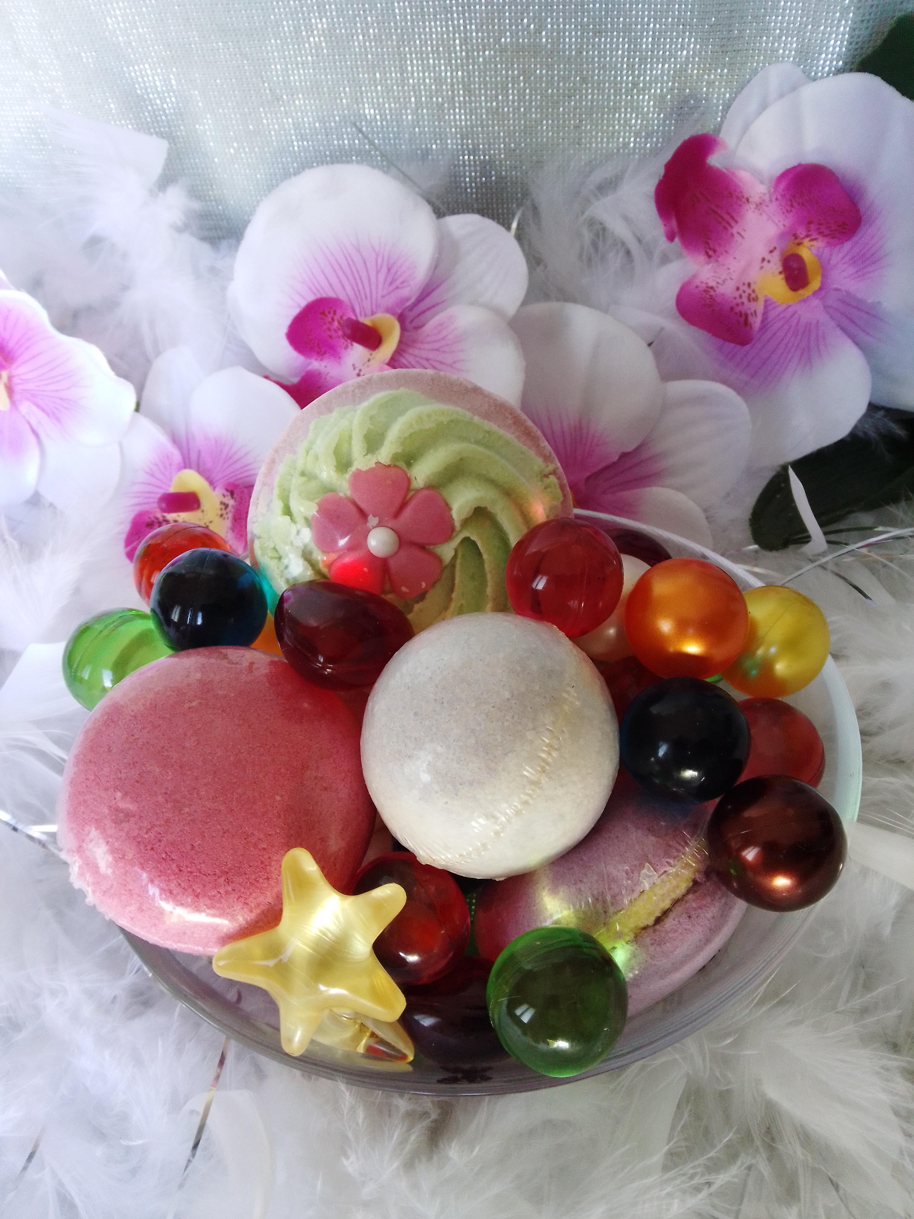 Perles et effervescents pour le bain