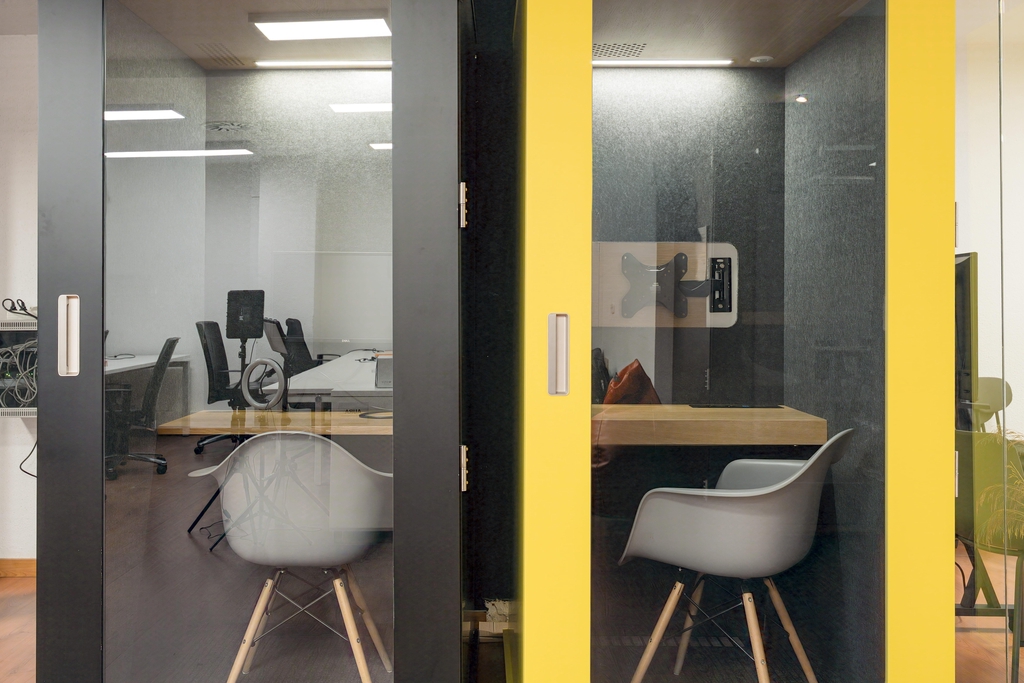 Cabinas insonorizadas
Soundproof cabins