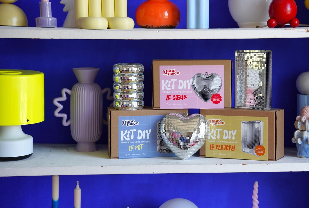 Kit DIY objet disco à facettes – création décoration fait main à la maison