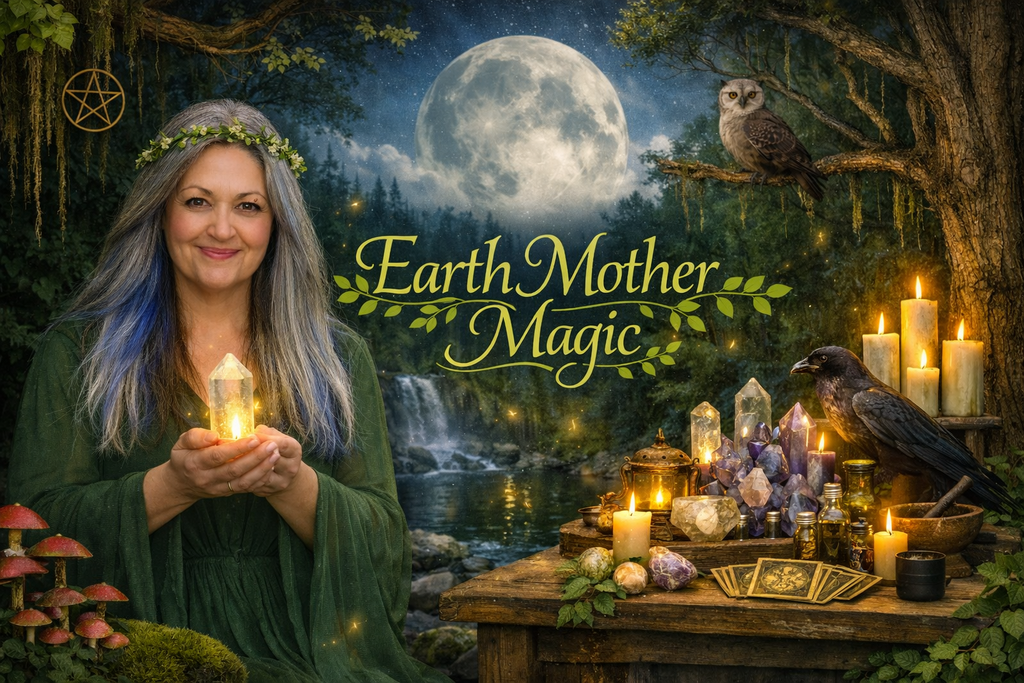 Reiki & energy healing, crystals, magical and ritual items, incense and much more.