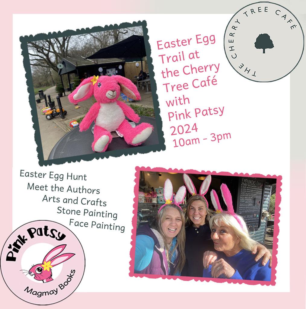 Pink Patsy in cherry tree woods cafe 