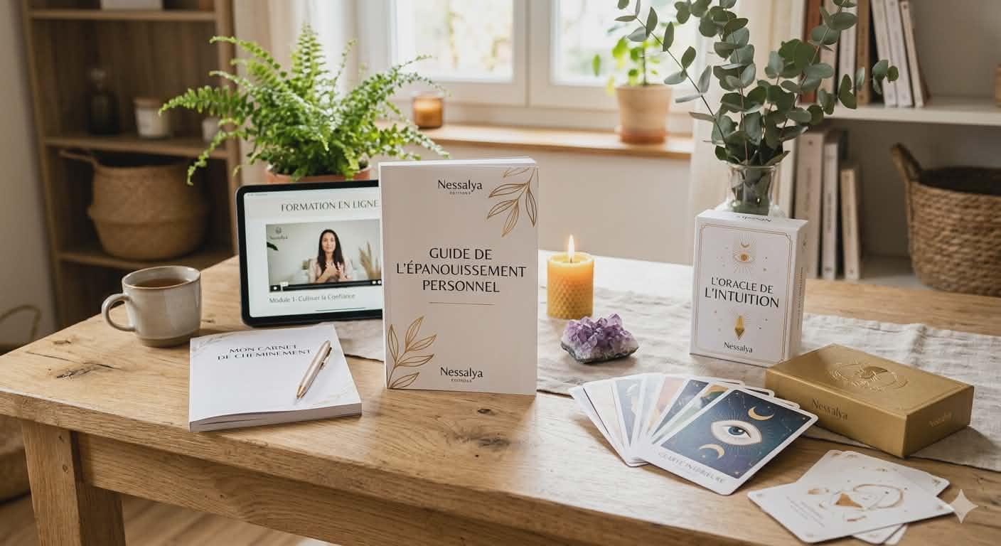 Bientôt disponible : Votre espace pour grandir. Découvrez notre collection exclusive d'ebooks, formations, cartes et oracles pour votre développement personnel. Inscrivez-vous pour être informé en avant-première !