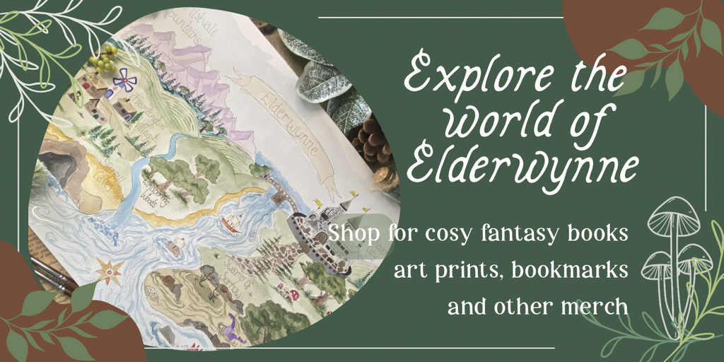 Cosy fantasy childrens books to encourage reading and create quiet small moments of quiet in a digitally loud world.
Magical merch and whimsical art for sale
