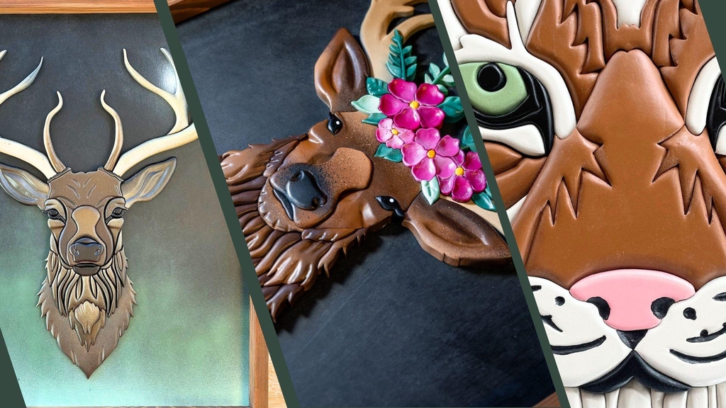 Tableaux en bois 
Fait mains
Artisanal 