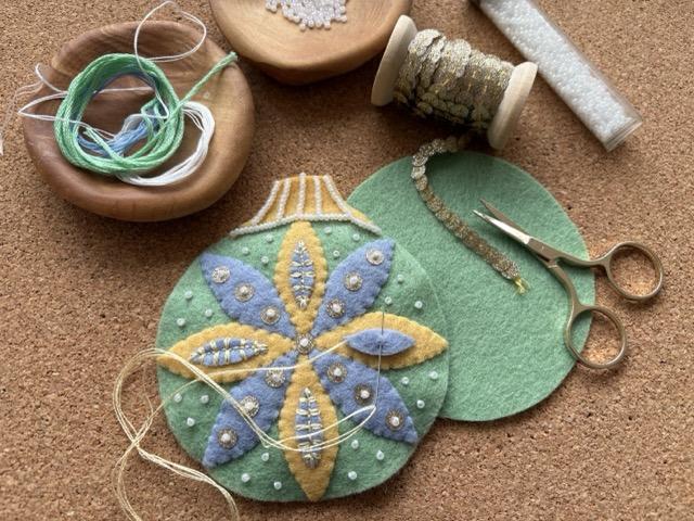 Handmade Holidays Embroidery Workshop in Utrecht NL