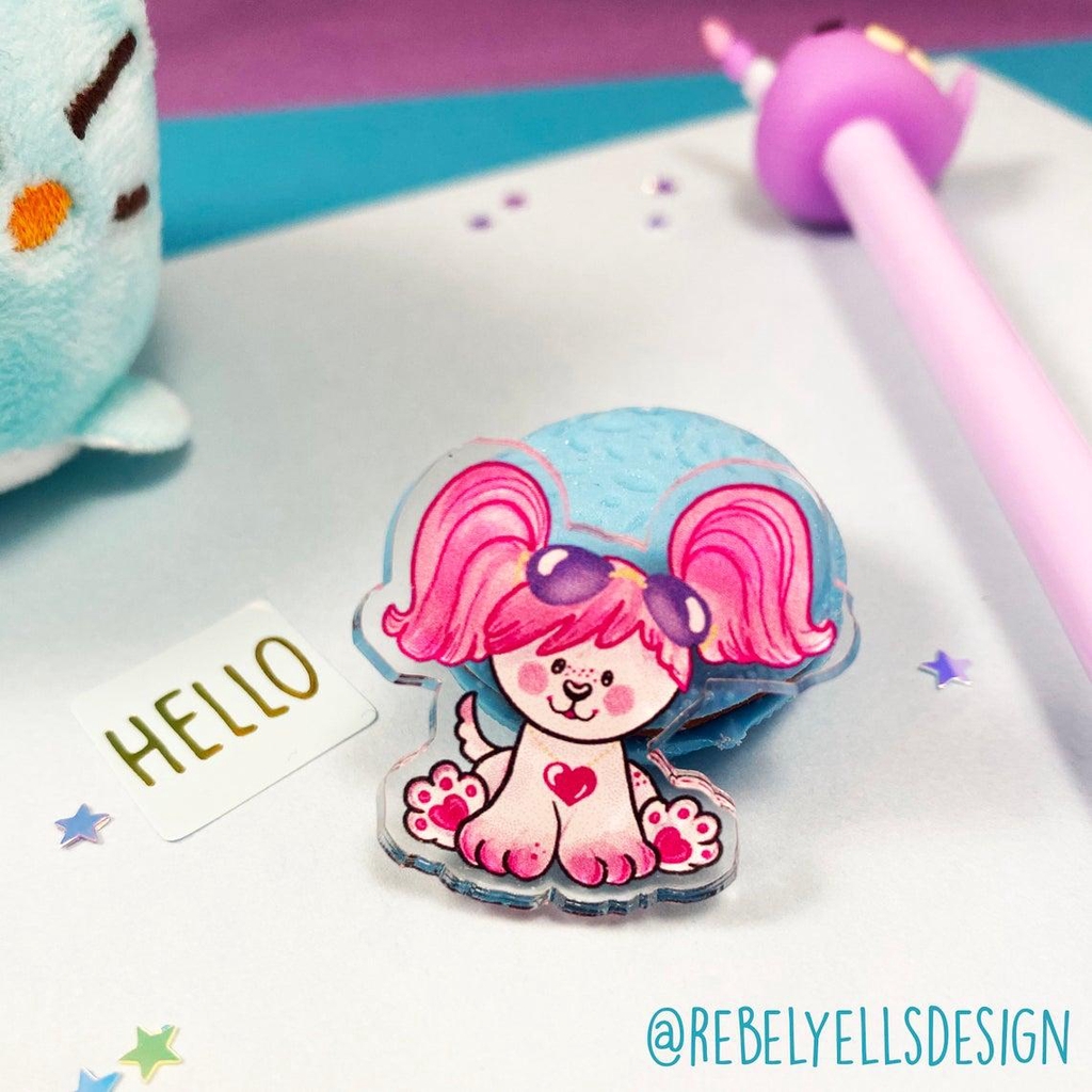 acrylic & enamel pins
 