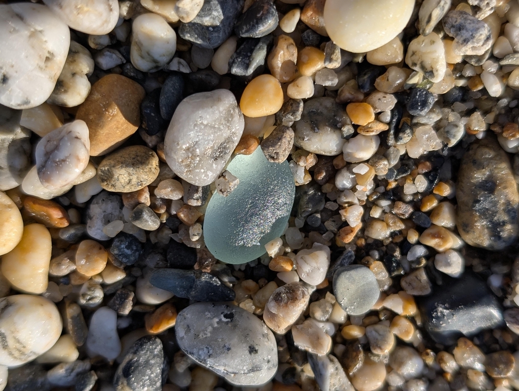 A stunning piece of aqua sea glass found on Marazion beach, Cornwall. Handmade sea glass jewellery by CornishFinds.