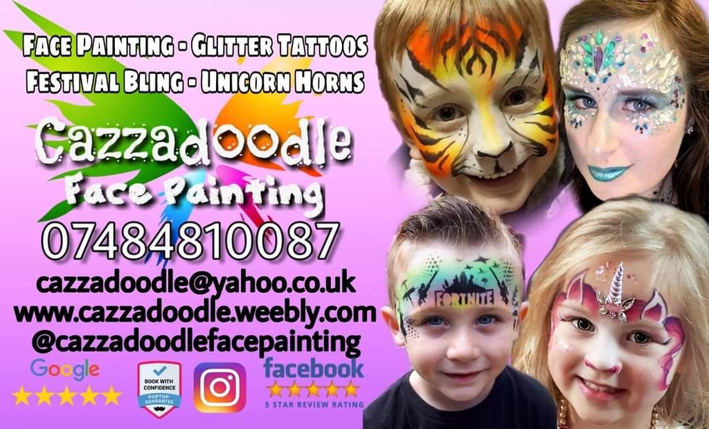 Cazzadoodle Face Painting 