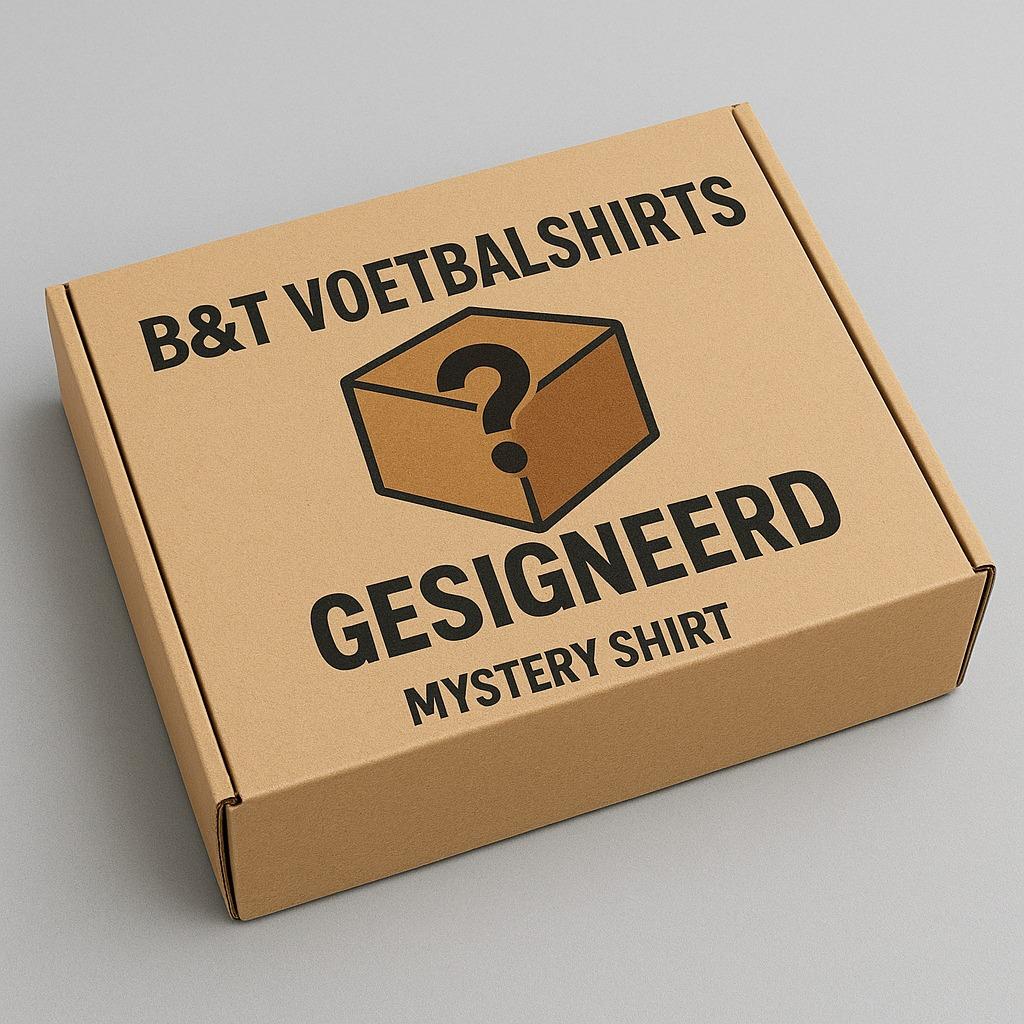 🎁⚽️ MYSTERY TIME! ⚽️🎁

Durf jij het aan? Voor slechts €129,- scoor jij een officieel gesigneerd Mystery Shirt bij B&T Voetbalshirts! 🔥

Elke box bevat een uniek collectors item, persoonlijk gesigneerd door een (ex)profvoetballer ✍️✨ – maar wíe het is… dat ontdek jij pas als je ‘m opent. 👀

✅ Met bewijs van handtekening
✅ Limited beschikbaar
✅Op=Op

👉 Wees er snel bij en bestel nu jouw Mystrie shirt nu..