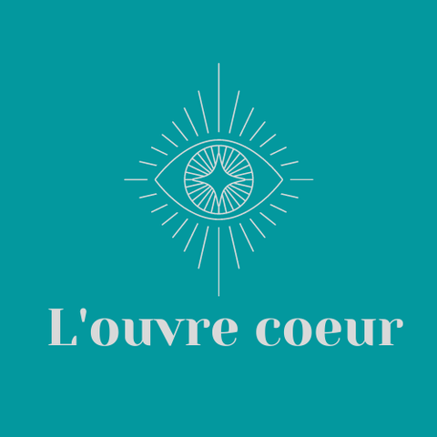Logo de L'Ouvre Cœur bleu turquoise