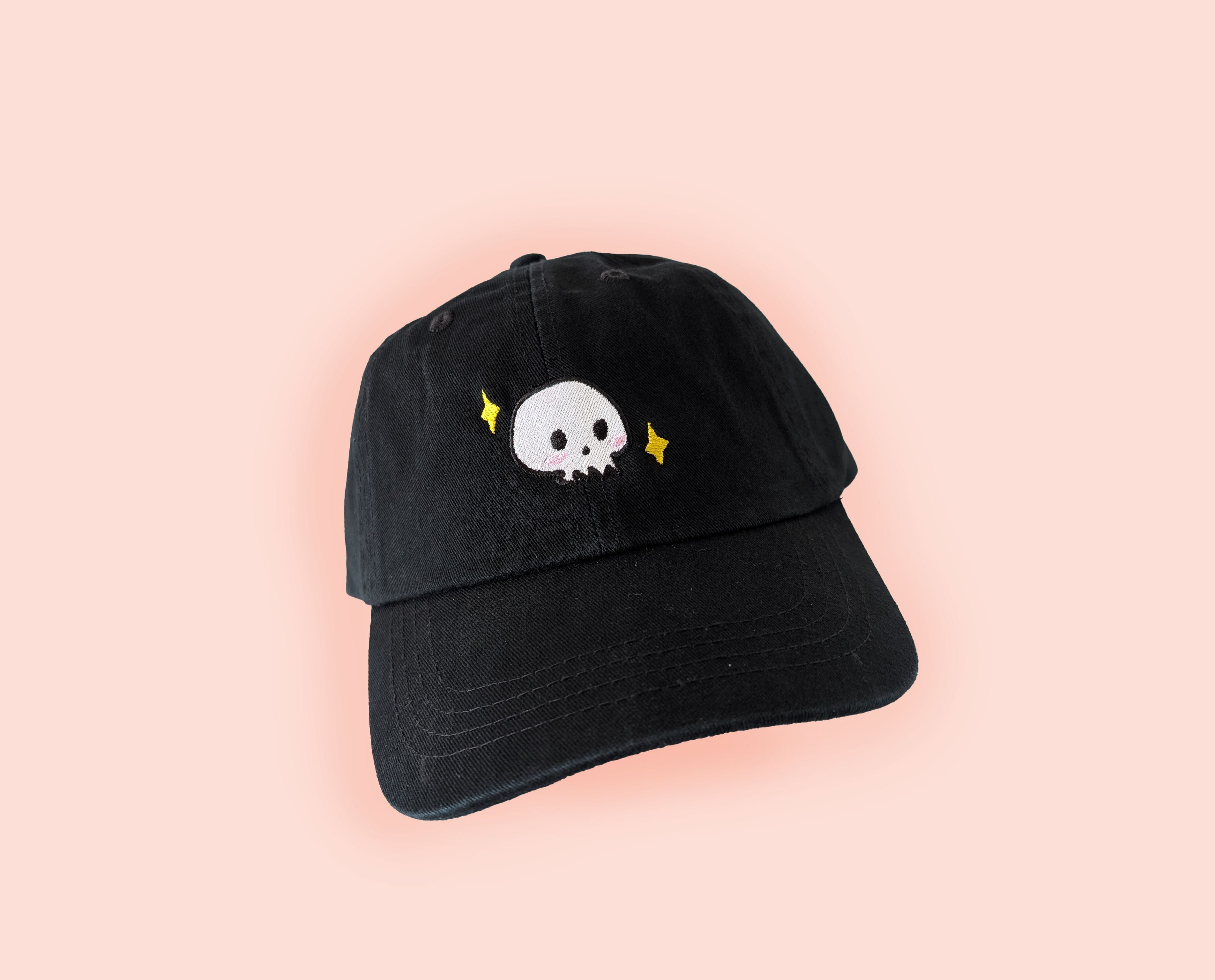 Blushing skull cap