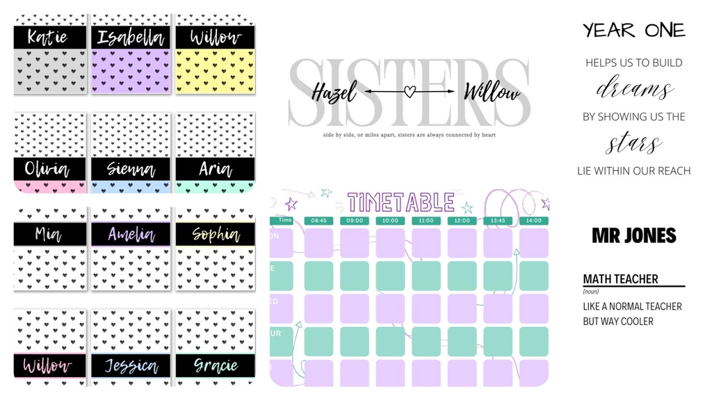 Selection of digital designs to download and print yourself.