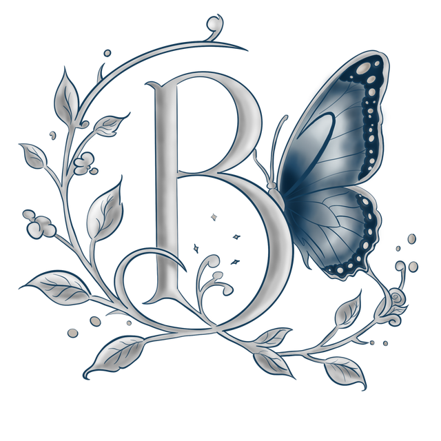 Logo délicat de l'autrice et illustratrice Béatrix RW