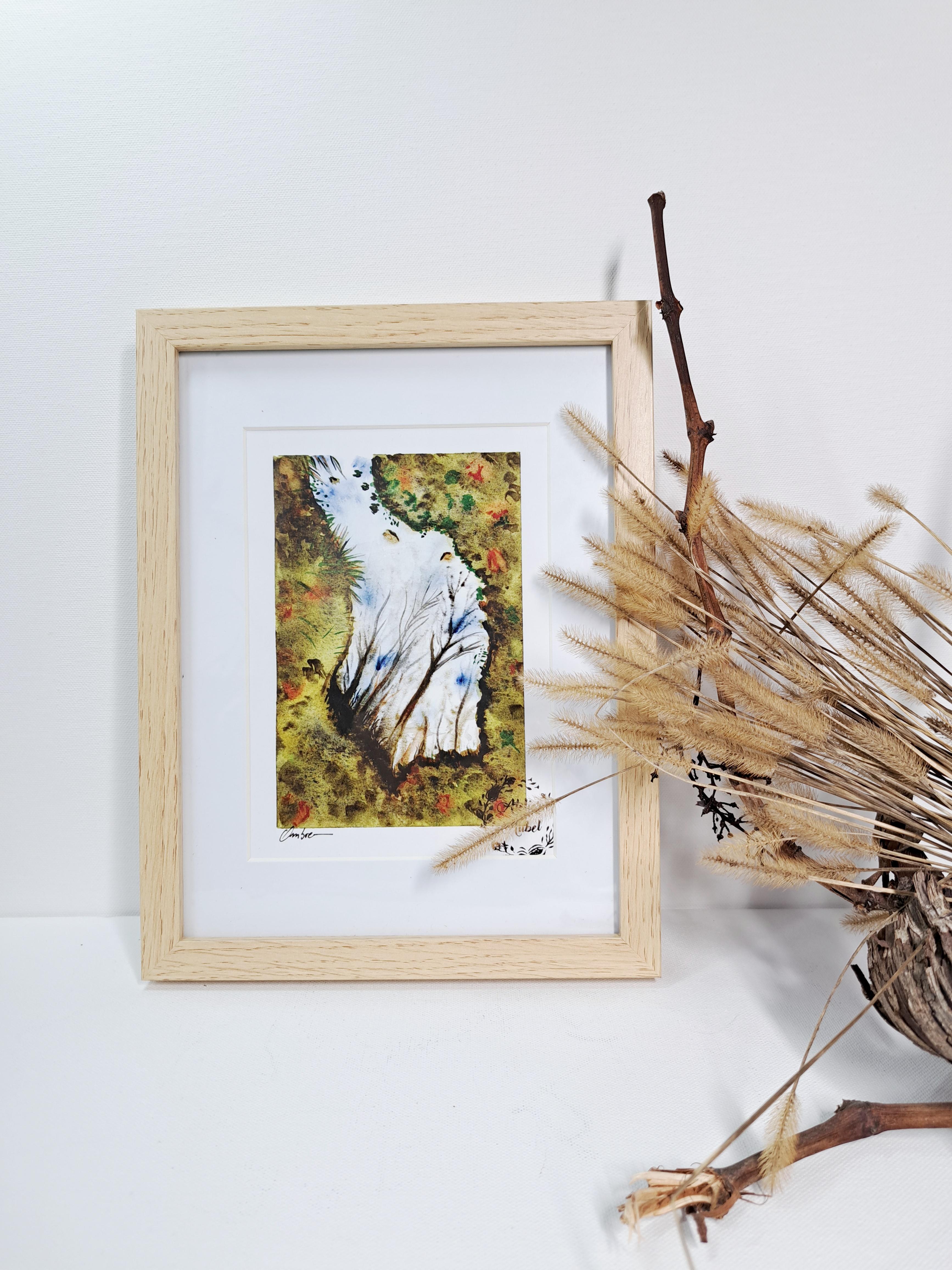 Aquarelles naturalistes et imaginaires
