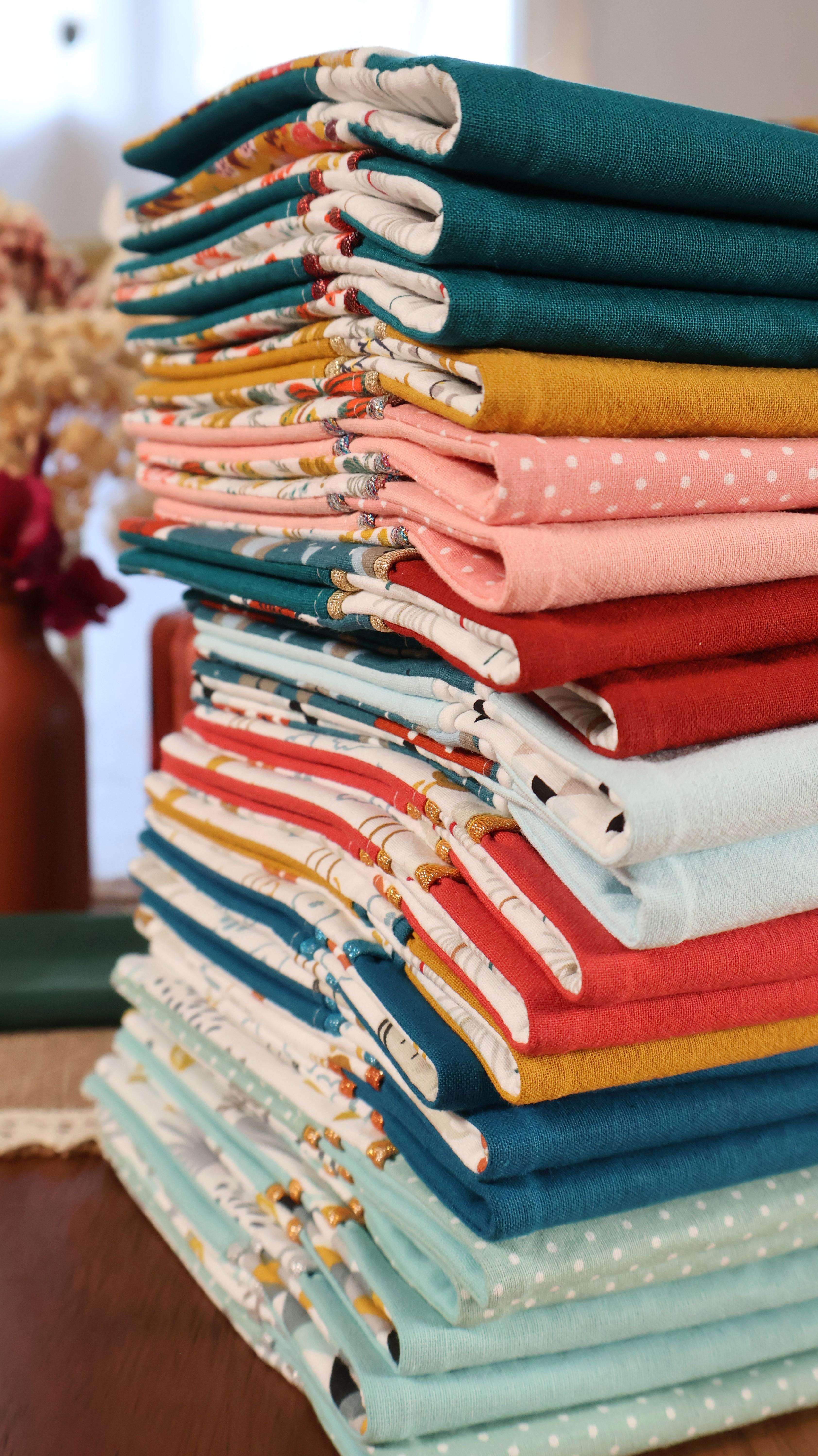 Protège carnets en coton