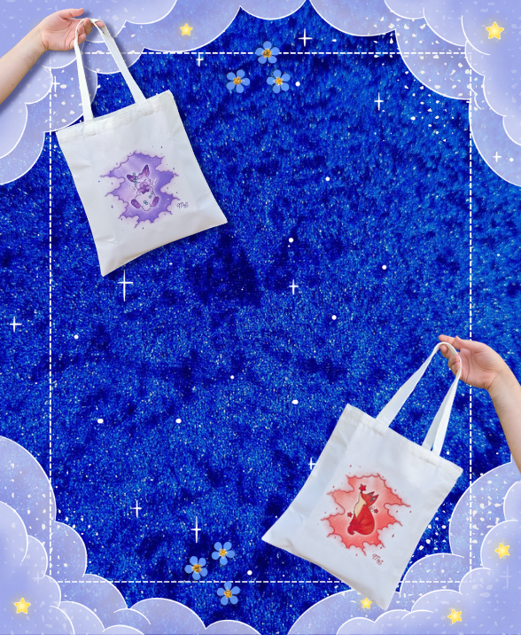 Image représentant quelques sacs créés par Mylarosy.