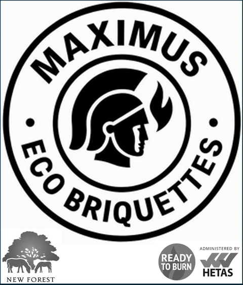 Maximus eco Briquettes, New Forest, Delivered, Premium Oak