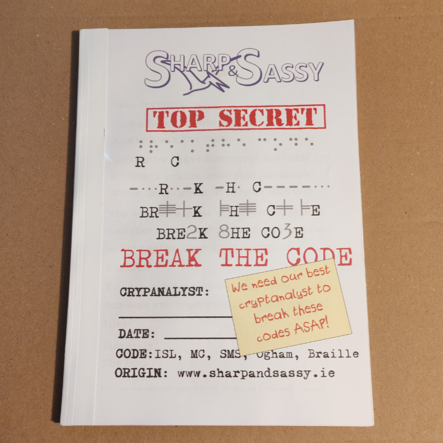 Break The Code Irish Sign Language Inventions Case File 50062