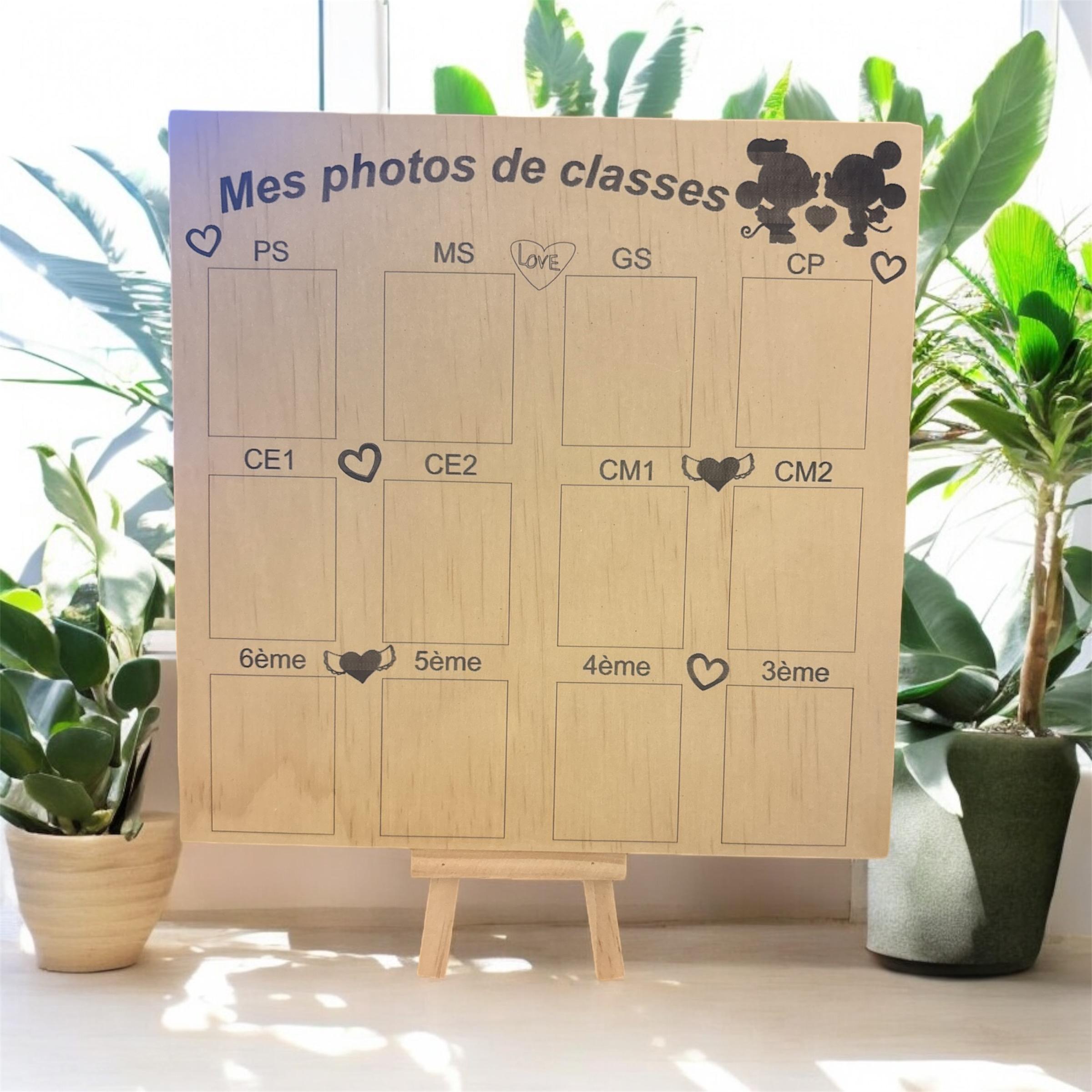 Pancarte photo école enfants