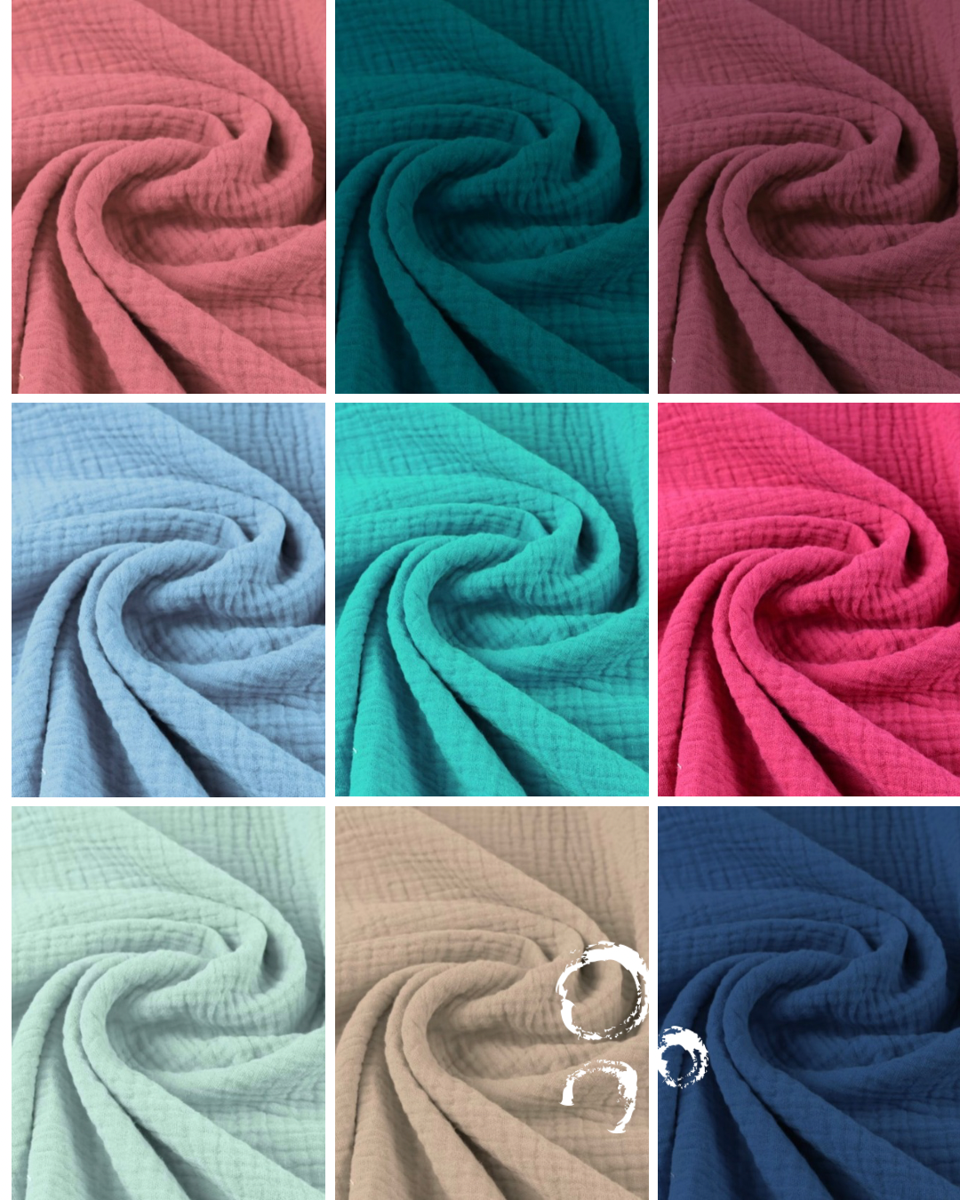 Tissu Double gaze