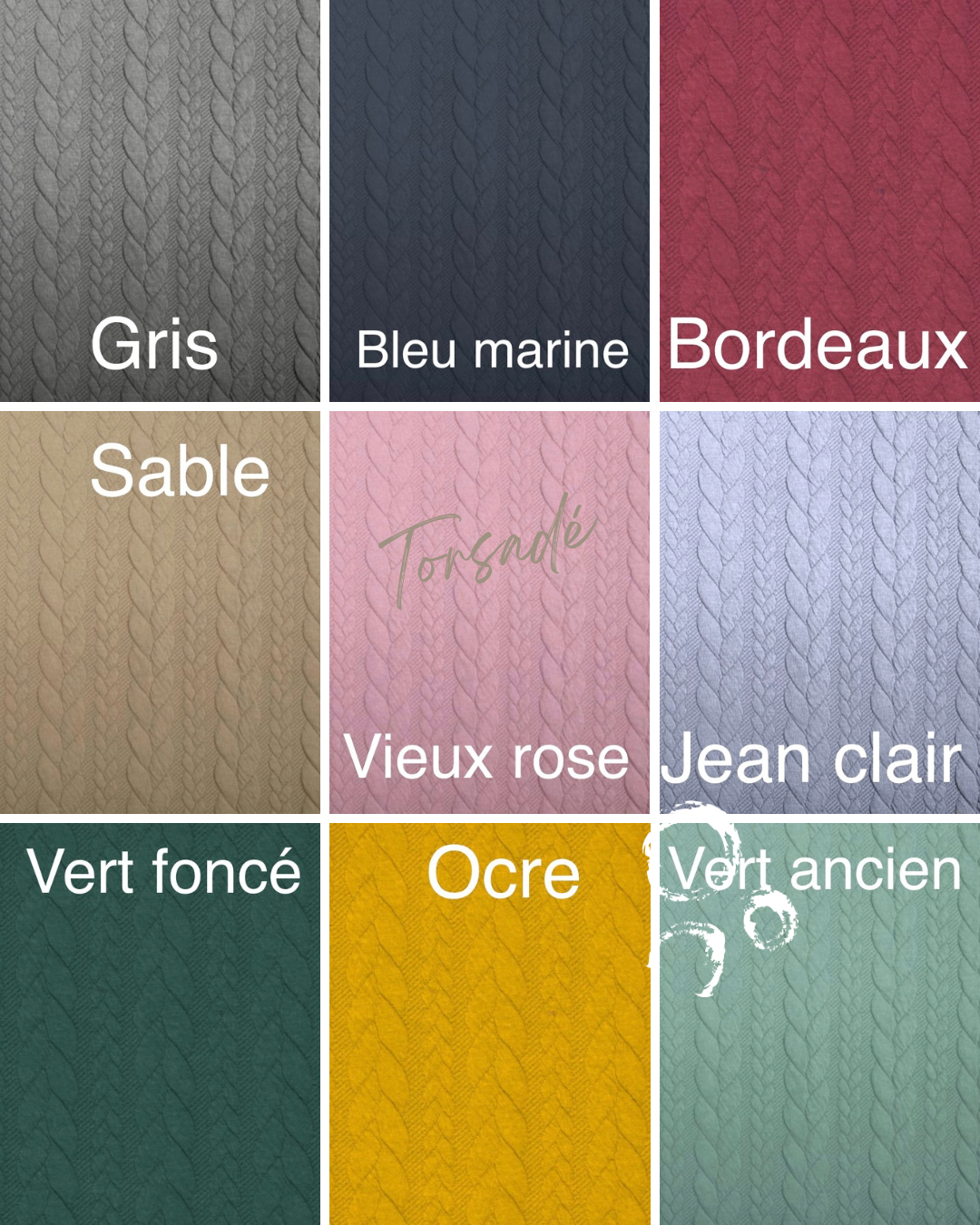 Tissu Torsadé