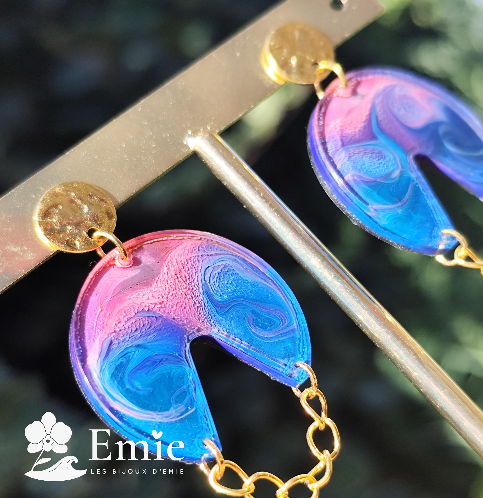 Les bijoux d'emie : boucles d'oreilles originales