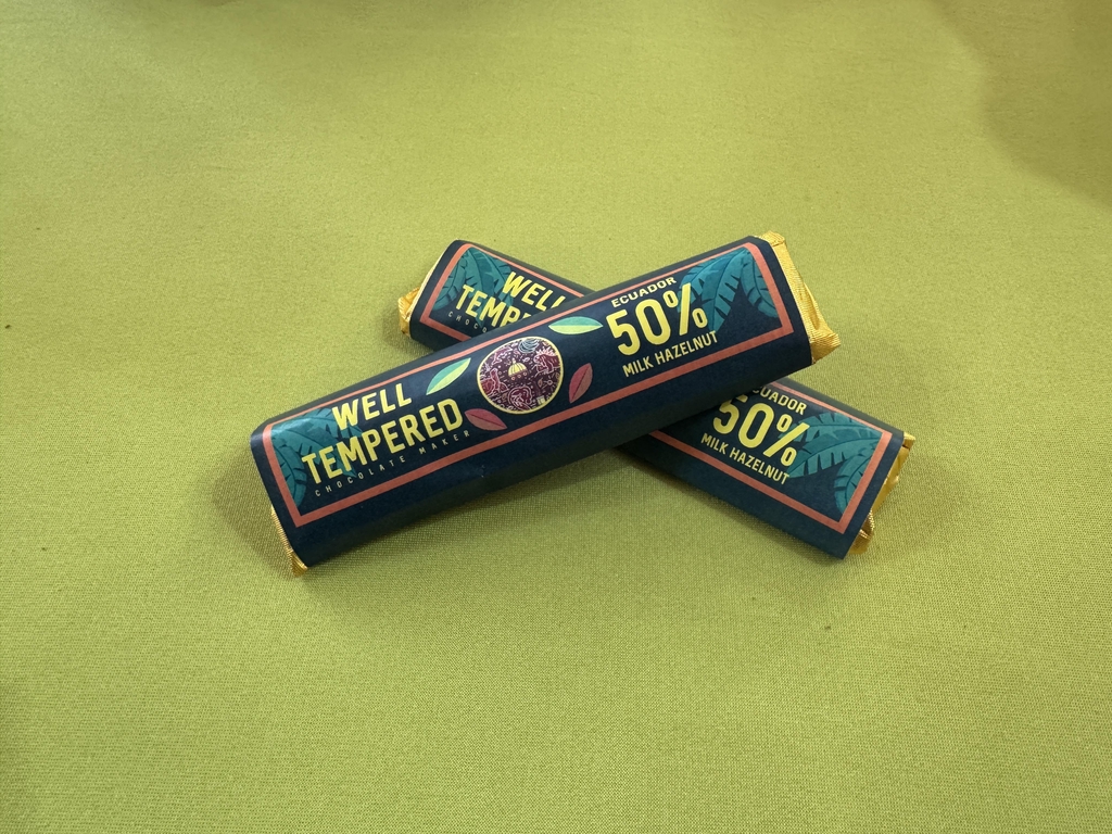 50% Milk Hazelnut Chocolate Bar
