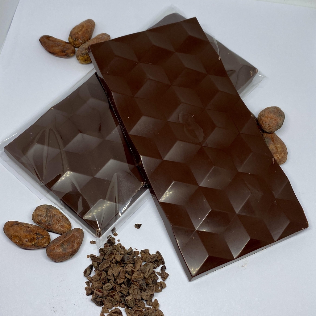 New geometric 45% milk chocolate bar