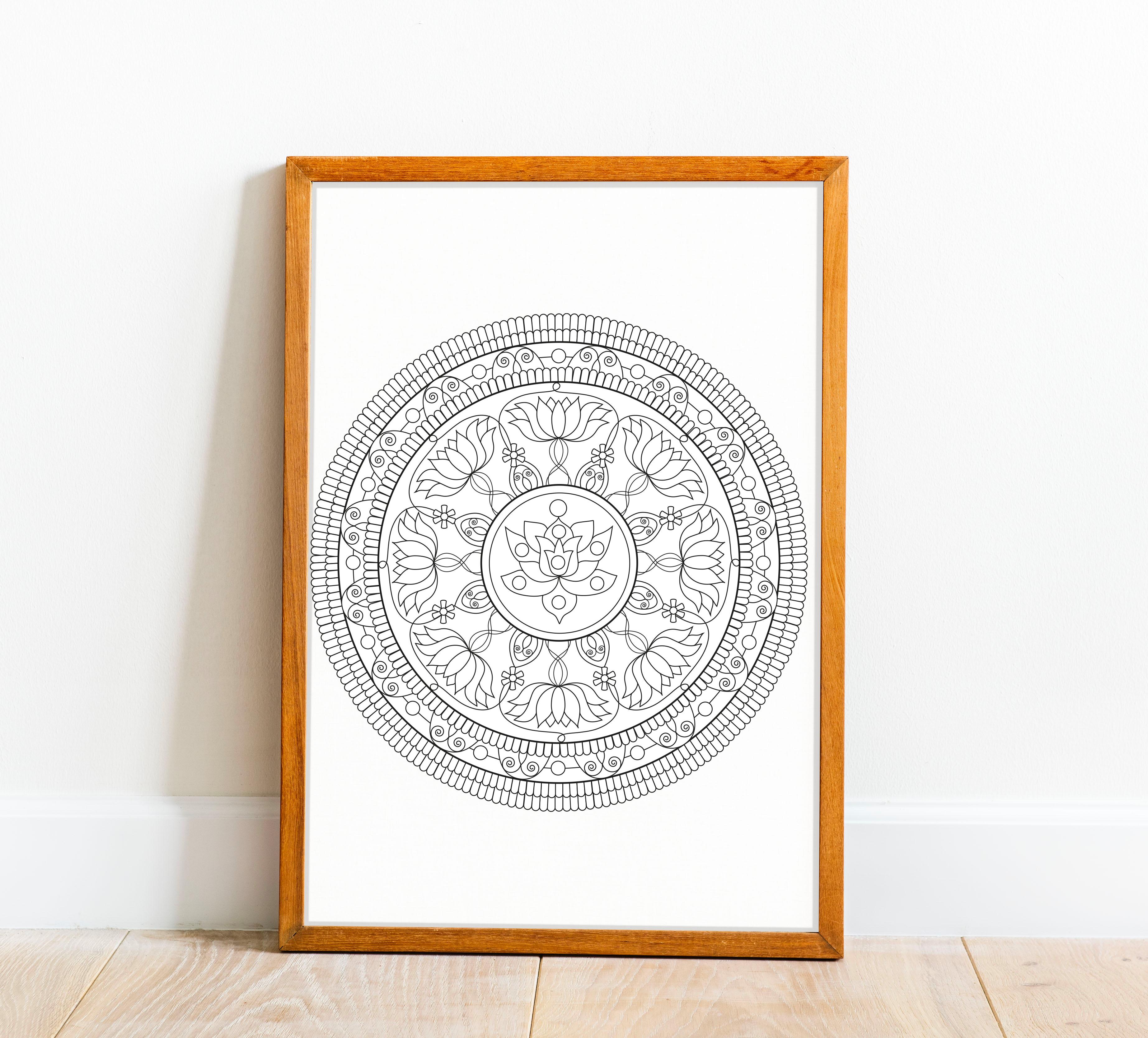 Mandalas à colorier