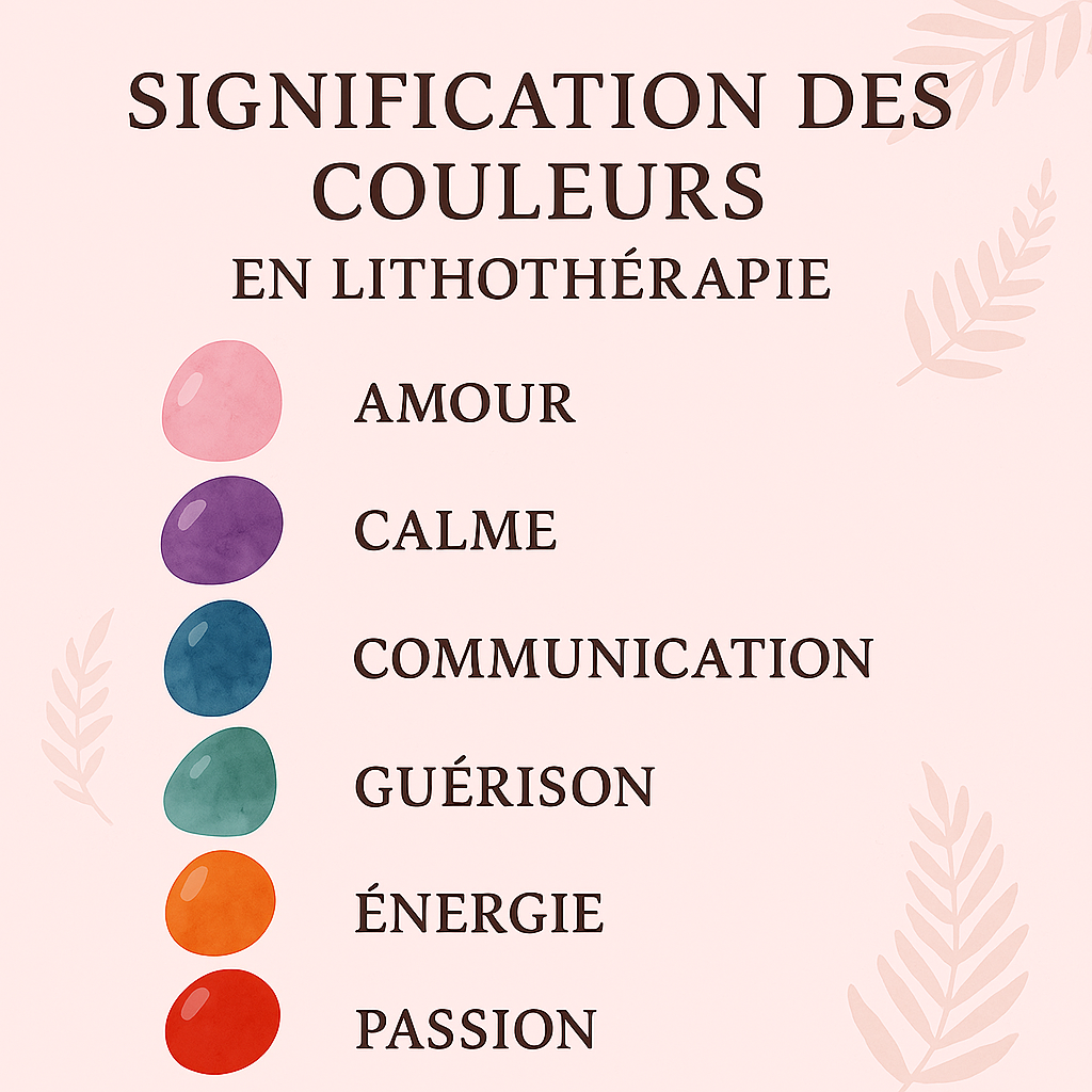 Quelles sont les significations des couleurs ? 