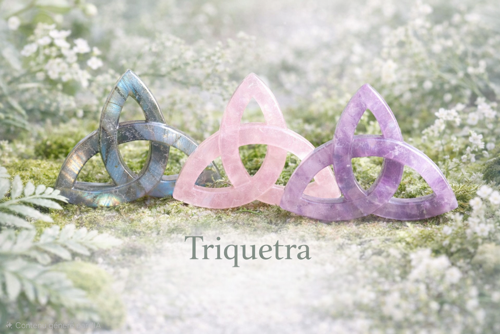 Qu'est ce que le Triquetra en pierre naturelle ?