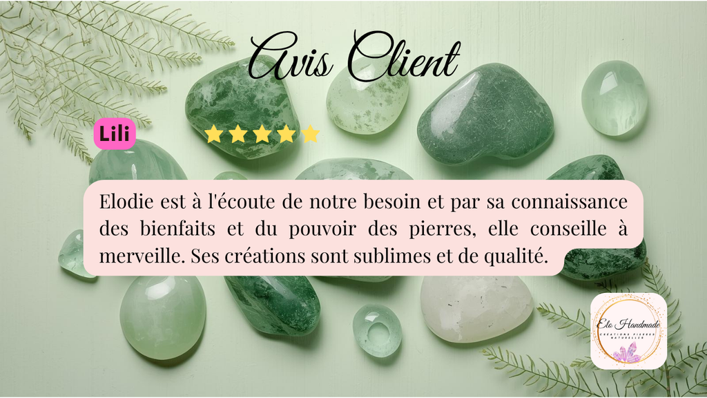Témoignages et avis des clients Elo handmade