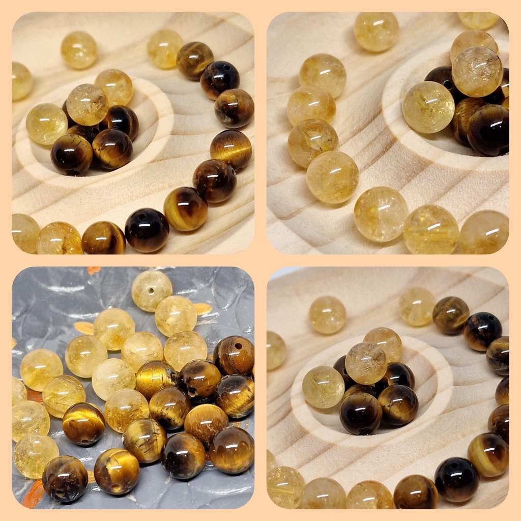 Citrine et Œil de tigre