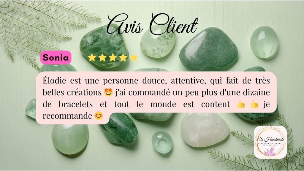 Témoignages et avis des clients Elo handmade