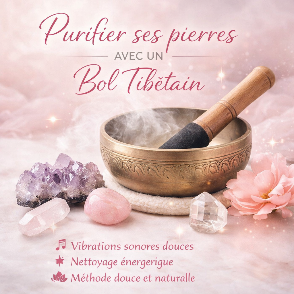 Comment purifier ses pierres avec un bol tibétain ? 