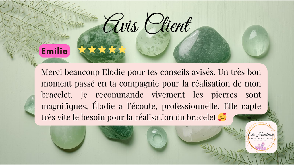 Témoignages et avis des clients Elo handmade