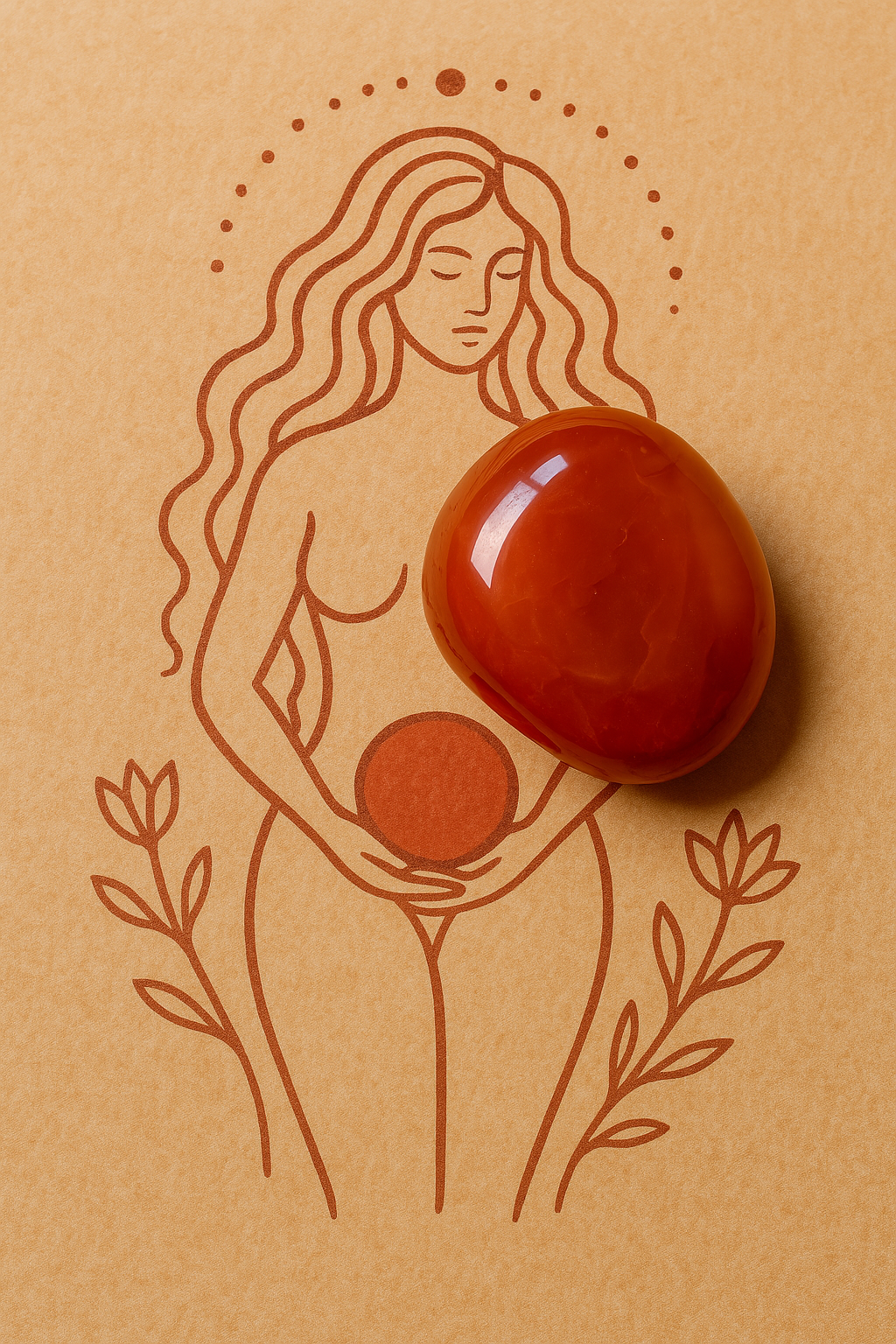 La Cornaline en Lithothérapie : Une Pierre au Service du Féminin Sacré