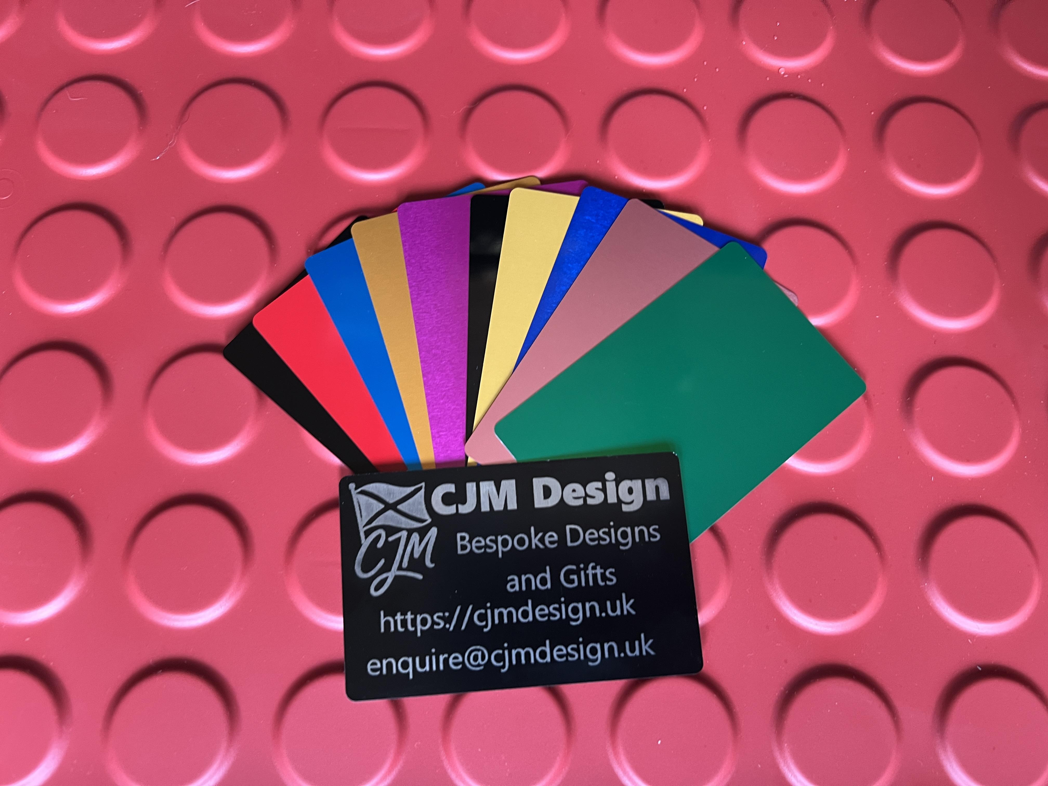 NEW Product - Aluminium Business cards