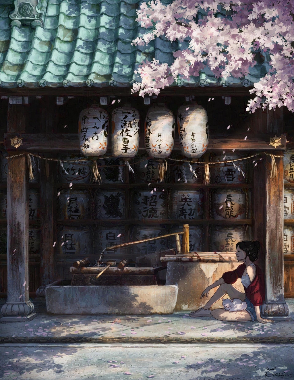 Japon Cerisier Cassie Artwork
