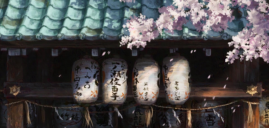 Japon cerisier illustration