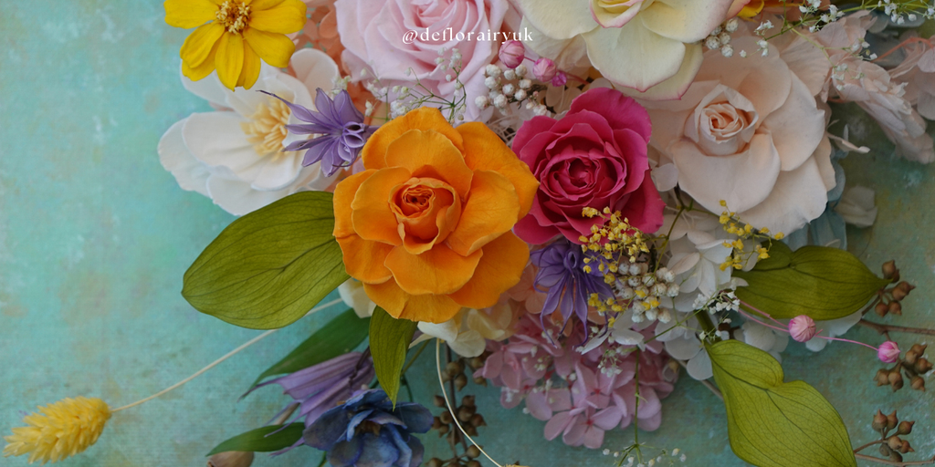 Timeless floral art with preserved flowers