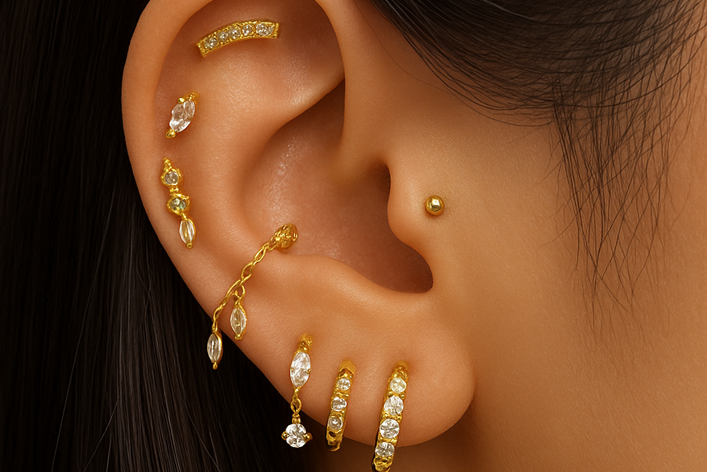 Bijoux de Piercing en Or 14 et 18 carats