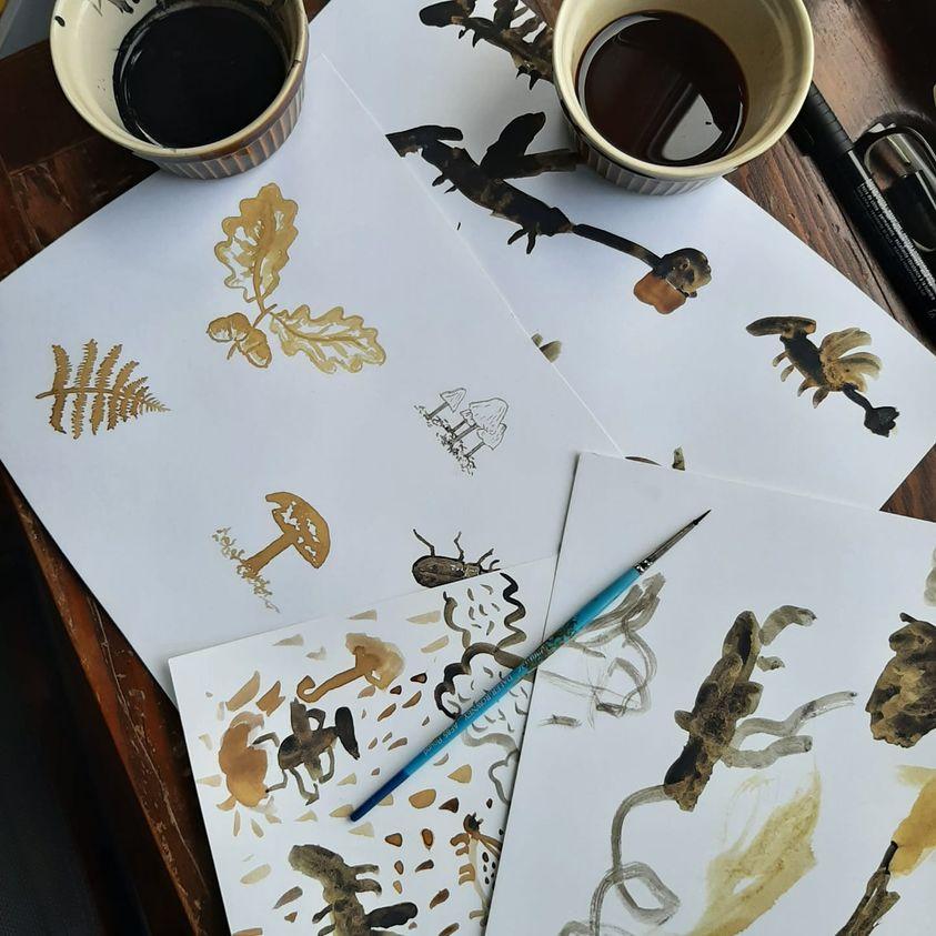 gall ink doodles