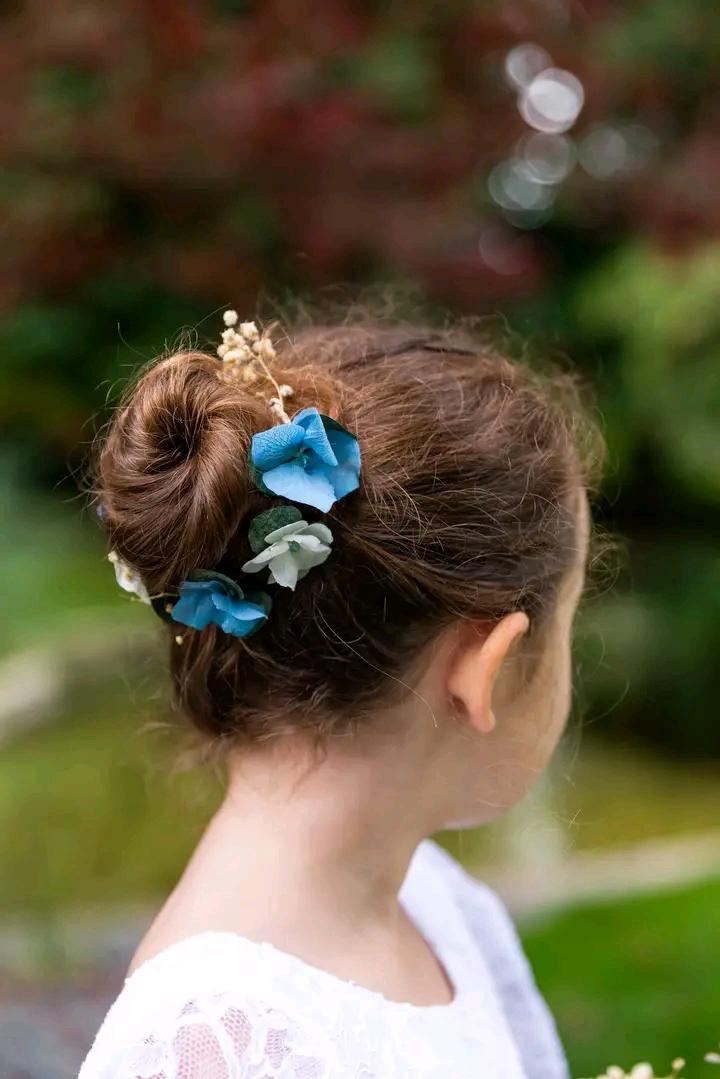 Couronne fleurie pour demoiselle d'honneur
