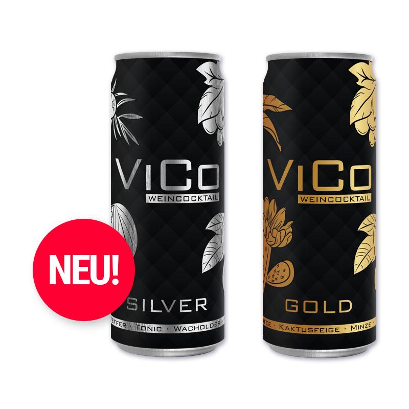 ViCo Weincocktail SILVER & GOLD 250ml Dosen